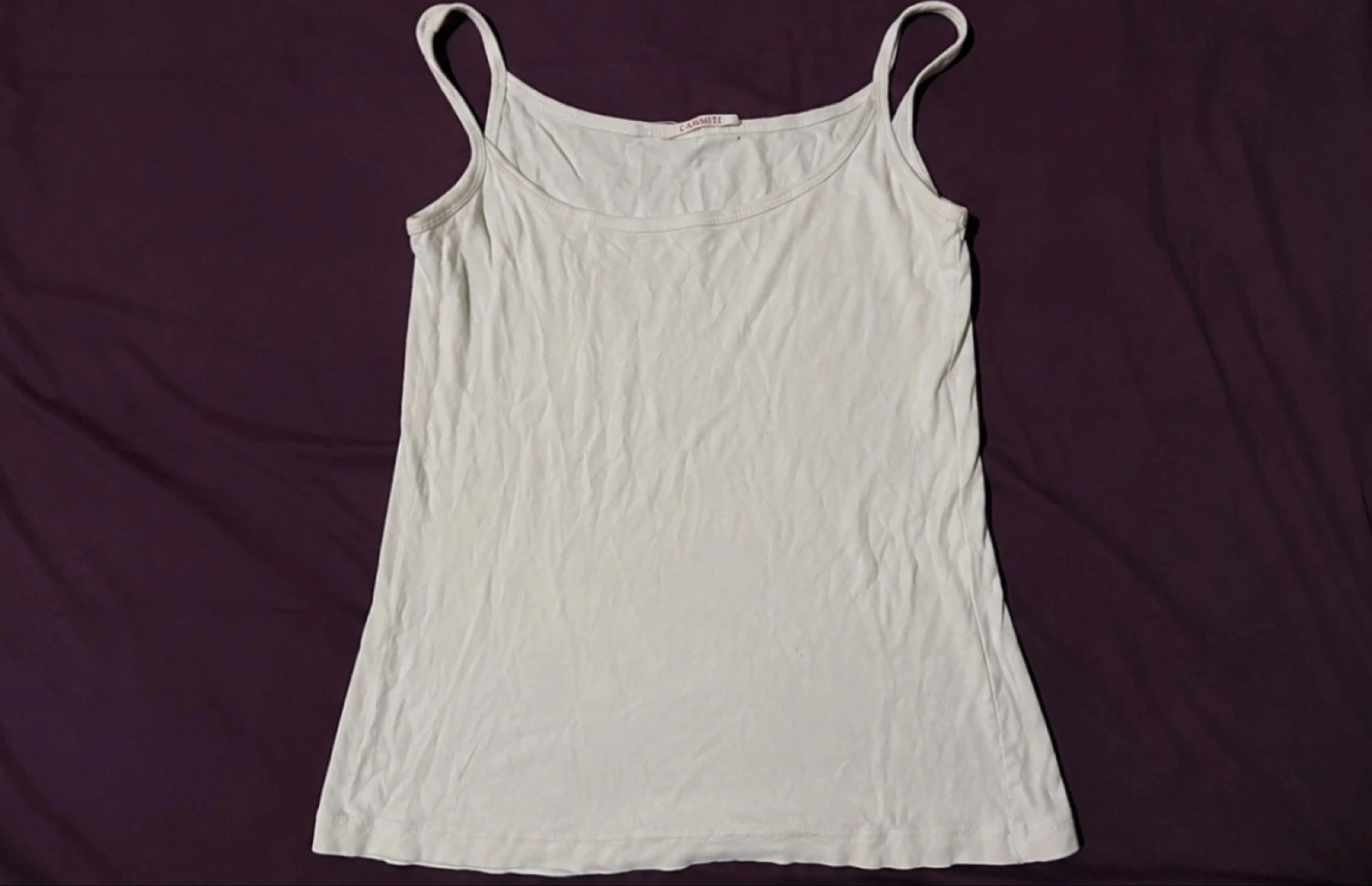 Débardeur branco Camaïeu com alças finas – Básico atemporal – photo 2